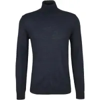 JOOP! Rollkragenpullover JOOP "Donte", Herren, Gr. XL, schwarz (dunkelblau), Strick, Obermaterial: 100% Wolle, unifarben, regular fit normal, Rippbündchen, Pullover Rollkragenpullover, aus reiner Wolle