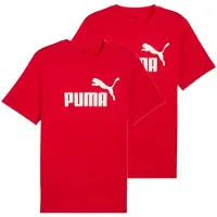 Puma Herren T-Shirt 2er Pack - ESS No.1 Logo Tee, Rundhals, Kurzarm, uni