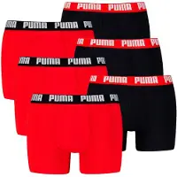 Puma Herren Boxershorts, 6er Pack - Everyday Basic Boxers 6P, Cotton Stretch, einfarbig