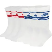 Nike Unisex 6er Pack Sportsocken - Everyday Essential Stripe, einfarbig