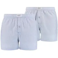 Levi's Herren Boxershorts, 2er Pack - Web-Shorts, Baumwolle, einfarbig