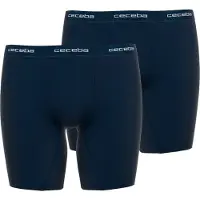 Ceceba Boxershorts "Boxershort Shorts 2er Pack", Herren, Gr. 3XL, blau (dunkelblau), Obermaterial: 95% Baumwolle CO. 5% Elasthan EL., Unterhosen Boxershorts