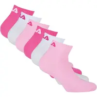 FILA Unisex Quarter Socken, 6er Pack - Kurzsocken, Training, Sport, Logo (2x 3 Paar)