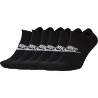 Nike Unisex 6er Pack Sneaker Sportsocken - Everyday Essential, Logo, einfarbig