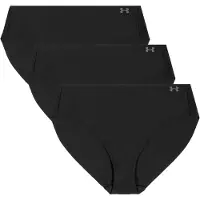 Under Armour Slips Pure Stretch 3-Pack No Show Bikini 1383897-001 | Größe: XL