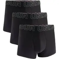 Under Armour Herren Boxershorts TECH-SOLID 8 cm 3 Pack UUSHJ033-001 XXL - Black - XXL