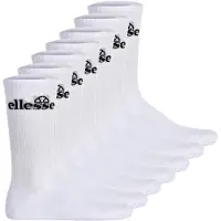 Ellesse Unisex Sport-Socken, 7 Paar - Trego Sport Sock, Crew Socks, Tennis, Ripp-Bündchen, Logo