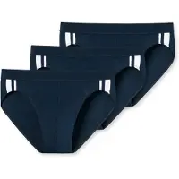Schiesser Herren Slip 3er Pack - Rio Slip 95/5, Cotton Stretch, Seitenstreifen