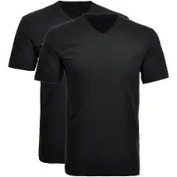 Ragman T-Shirt "T-Shirt 2er Pack", Herren, Gr. 6XL, schwarz, Obermaterial: 100% Baumwolle CO., Shirts T-Shirt