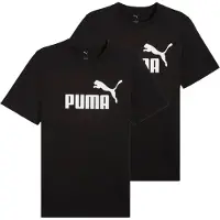 Puma Herren T-Shirt 2er Pack - ESS No.1 Logo Tee, Rundhals, Kurzarm, uni