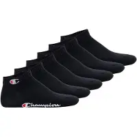 Champion Unisex Socken, 6er Pack - Quarter Socken, Basic, Logo