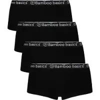 Bamboo Basics Panty "Panty IRIS 4er Pack", Damen, Gr. S, schwarz, Obermaterial: 68% Viskose CV. 28% Baumwolle CO. 4% Elasthan EL., Unterhosen Panty