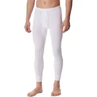 Schiesser Herren Lange Unterhose - "Original" Doppelripp, mit Eingriff, Baumwolle