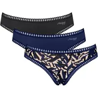 Sloggi Minislip "GO Crush" 3er Pack, dehnbare Spitzendetails, Cotton-Mix