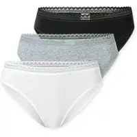 Schiesser Unterwäsche Damen 182908 Modern Multipacks Mehrfarbig 1 (3er Set)-XXXL
