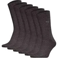 Puma Herren Socken, 6er Pack - Classic, Kurzsocken, Logo, einfarbig