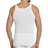 Schiesser Unterhemd 3er Pack - Original Doppelripp, Sport-Jacke, ärmellos