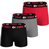 NFL Herren Boxershorts, 3er Pack - Teams, Boxers, Football, Logo, Baumwollmischung