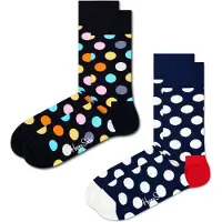 Happy socks Socken Classic Big Dots Unisex Multi (2er-Pack)-Schuhgröße 36 - 40