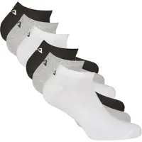 FILA Unisex Sneaker Socken, 6er Pack - Invisible, kurze Socken, Logo (2x 3 Paar)