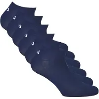 FILA Unisex Sneaker Socken, 6er Pack - Invisible, kurze Socken, Logo (2x 3 Paar)