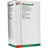 Vliwazell Saugkompressen steril 15x20 cm 30 St Kompressen