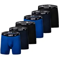 Nike Herren Boxer Shorts, 6er Pack - Boxers, Cotton Stretch, einfarbig