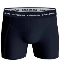 Björn Borg Boxershorts BJÖRN BORG "Boxershort Cotton Stretch Boxer 5er Pack", Herren, Gr. XXL, blau, Obermaterial: 95% Baumwolle CO. 5% Elasthan EL., Unterhosen Boxershorts