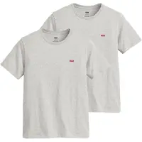 Levi's T-Shirt "T-Shirt Original Housemark Tee 2er Pack", Herren, Gr. XL, grau, Obermaterial: 100% Baumwolle CO., Shirts T-Shirt