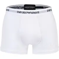 Emporio Armani für Herren. EM000259_AF14132 Set 3 Boxershorts aus elastischem Baumwoll-Strick Essential weiß (XL), Heimtextilien, Baumwolle