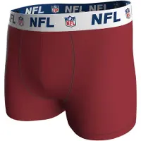 NFL Herren Boxershorts, 6er Pack - Shield 6Pack Boxers, Baumwoll-Stretch, Logobund