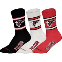 NFL Unisex Socken, 6er Pack - Teams, 6Pack Crew Socks, Football, Logo, Baumwollmischung