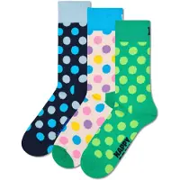 Happy socks Socken 3er-Pack Big Dot Sock Unisex Navy-Schuhgröße 41 - 46