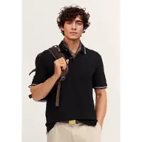 Bugatti Poloshirt 8150-15001E Schwarz Regular Fit
