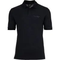 Armani Exchange für Herren. XM001286AF10366UB101 Regular Polo mit marineblauem Logo (S), Lässig, Baumwolle, Kurzarm