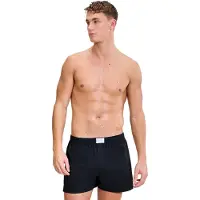 Ellesse Boxershorts "Web-Boxershorts LABOTTE BOXER SHORT 3P 3er Pack", Herren, Gr. L, bunt (schwarz, weiß, blau), Obermaterial: 100% Baumwolle CO., Unterhosen Boxershorts