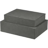 Blomus GmbH SAHLA Aufbewahrungsbox pewter 2tlg
