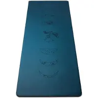 Phoenix Yogi & Yogini PolyurethanYogamatte Mondphasen petrol -- ±2500g, ±183x61x0.3cm kaufen