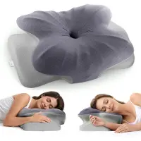 CozySense Memory Foam Pillow - Ergonomisches Memory Foam Pillow - Schmetterlingskissen - Kopfkissen - Abnehmbarer und waschbarer Bezug - Seitenschläfer, Rücken- und Bauchschläfer