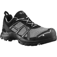 Haix Sicherheitsschuh BLACK EAGLE Safety Pro low/black-silver, Farbe:schwarz, Größe:UK 12.0 / EU 47