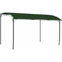 vidaXL Pavillon 4 x 3 x 2,55 m Grün