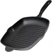 Tramontina 317000-019 Gusseisen Grillpfanne, 27 cm, viereckig