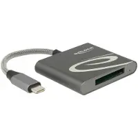 DeLOCK 91746, CFast 2.0,XQD, Anthrazit, 5000 Mbit/s, Aluminium, Mac OS 10.9 Windows 7 32-bit Windows 7 64-bit Windows 8.1 32-bit Windows 8.1 64-bit Windows 10..., USB 3.2 Gen 1 (3.1 Gen 1) Type-C