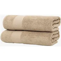 Wolkenfeld Duschtücher "Premium Low-Twist Baumwolle 550 g/m² – 2 große Duschtücher" 70×140 cm – weich, saugfähig und ideal für Bad & Wellness