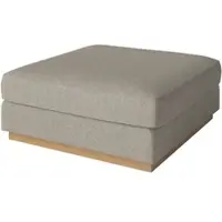Bolia - Sepia Pouf 90 x 90 cm, Eiche geölt / Monza sand