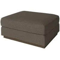 Bolia - Sepia Pouf 70 x 70 cm, Eiche dunkel geölt / Memory dunkelbeige