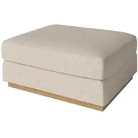 Bolia - Sepia Pouf 70 x 70 cm, Eiche geölt / Monza beige