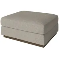 Bolia - Sepia Pouf 70 x 70 cm, Eiche dunkel geölt / Monza sand