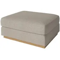 Bolia - Sepia Pouf 70 x 70 cm, Eiche geölt / Memory beige