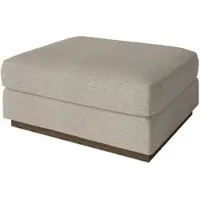 Bolia - Sepia Pouf 70 x 70 cm, Eiche dunkel geölt / Memory beige